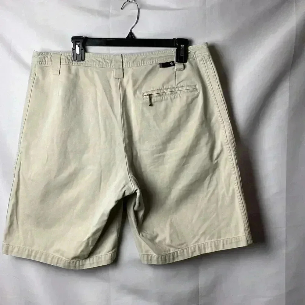 ADIDAS MENS‎ SIZE 34 KHAKI TAN SHORTS GOOD CLEAN CONDITION - Picture 8 of 13